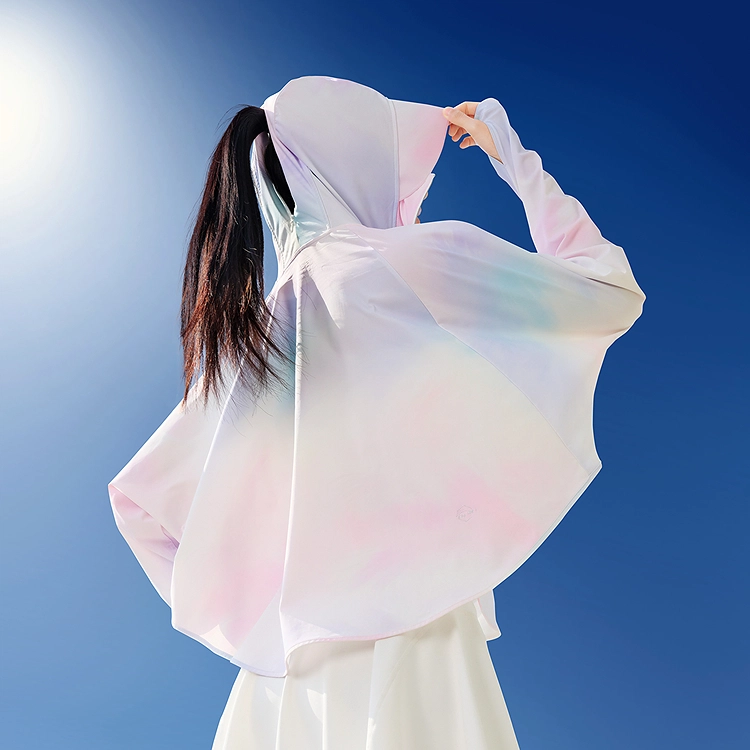 波司登 骄阳系列 夏季清爽轻盈凉感透气时尚斗篷 多色可选防晒服 女款