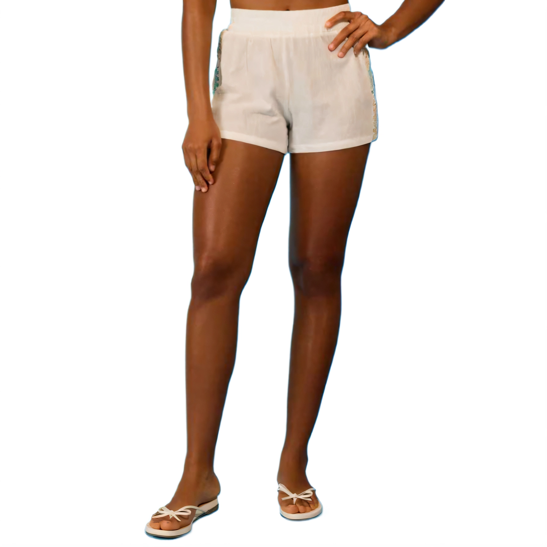 ALTAR'D STATE Solene Crochet Shorts