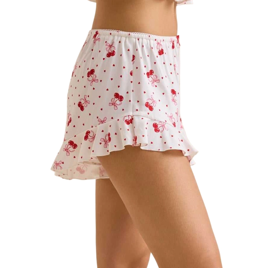 ALTAR'D STATE Cherry Bow Lounge Shorts