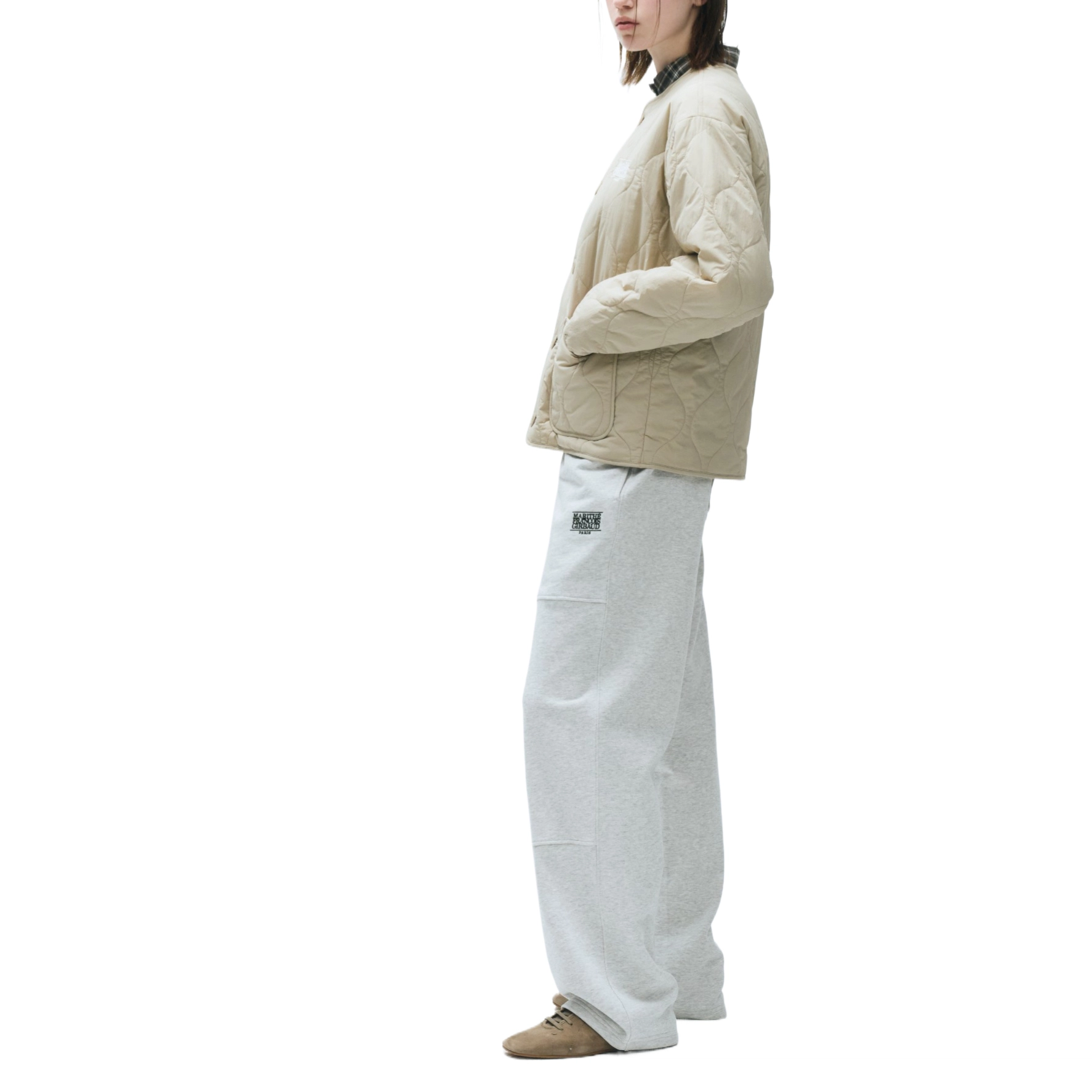 MARITHE FRANCOIS GIRBAUD CLASSIC LOGO QUILTING JACKET