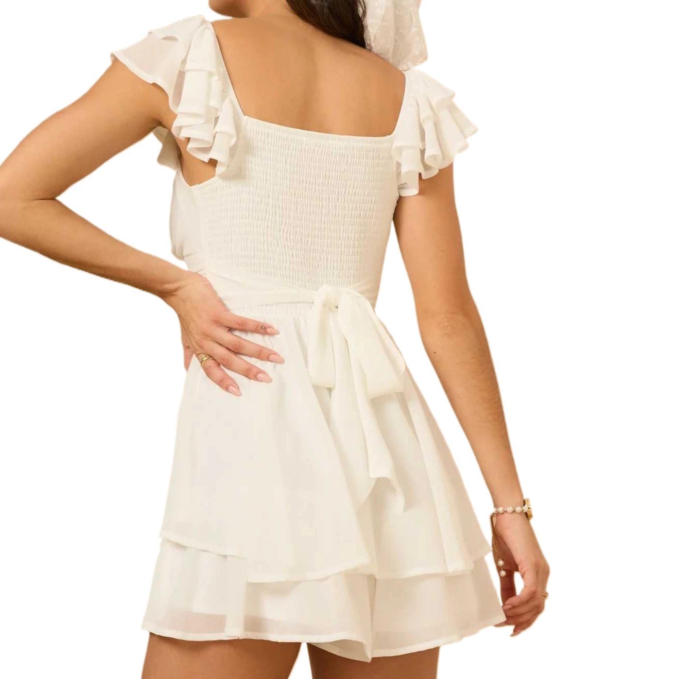 ALTAR'D STATE Double Layered Romper Lainey