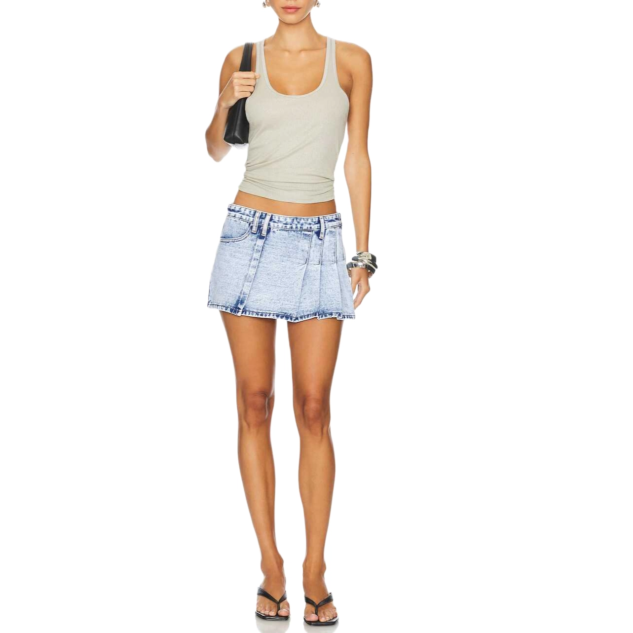 SUPERDOWN Kiki Pleated Skirt