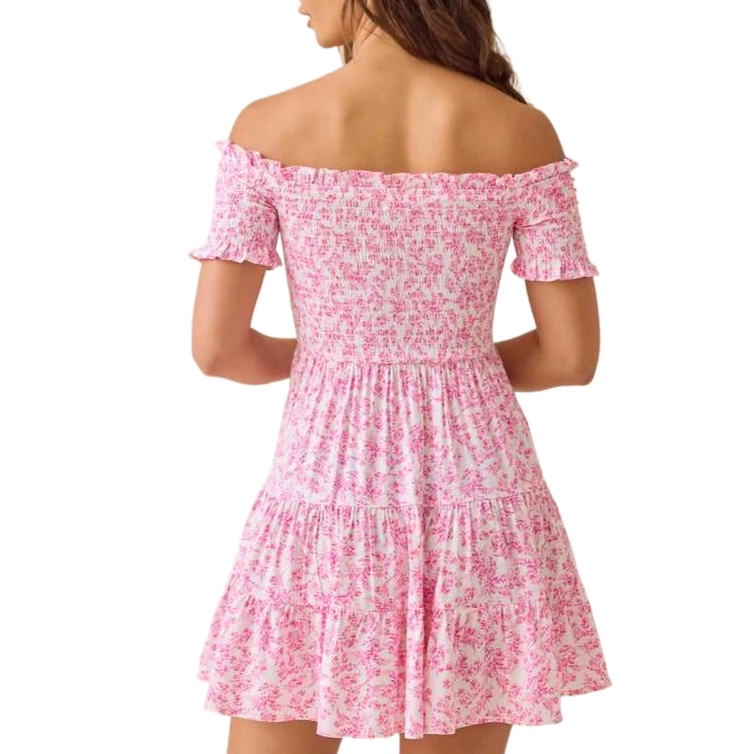 ALTAR'D STATE Clarita Floral Mini Dress