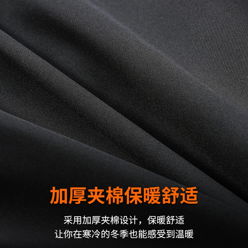 季言 外套加厚飞行员休闲潮流棒球领棉服 男款