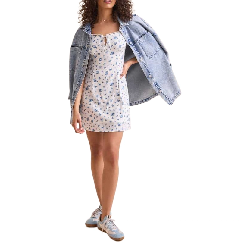 ALTAR'D STATE Michelle Floral Mini Dress