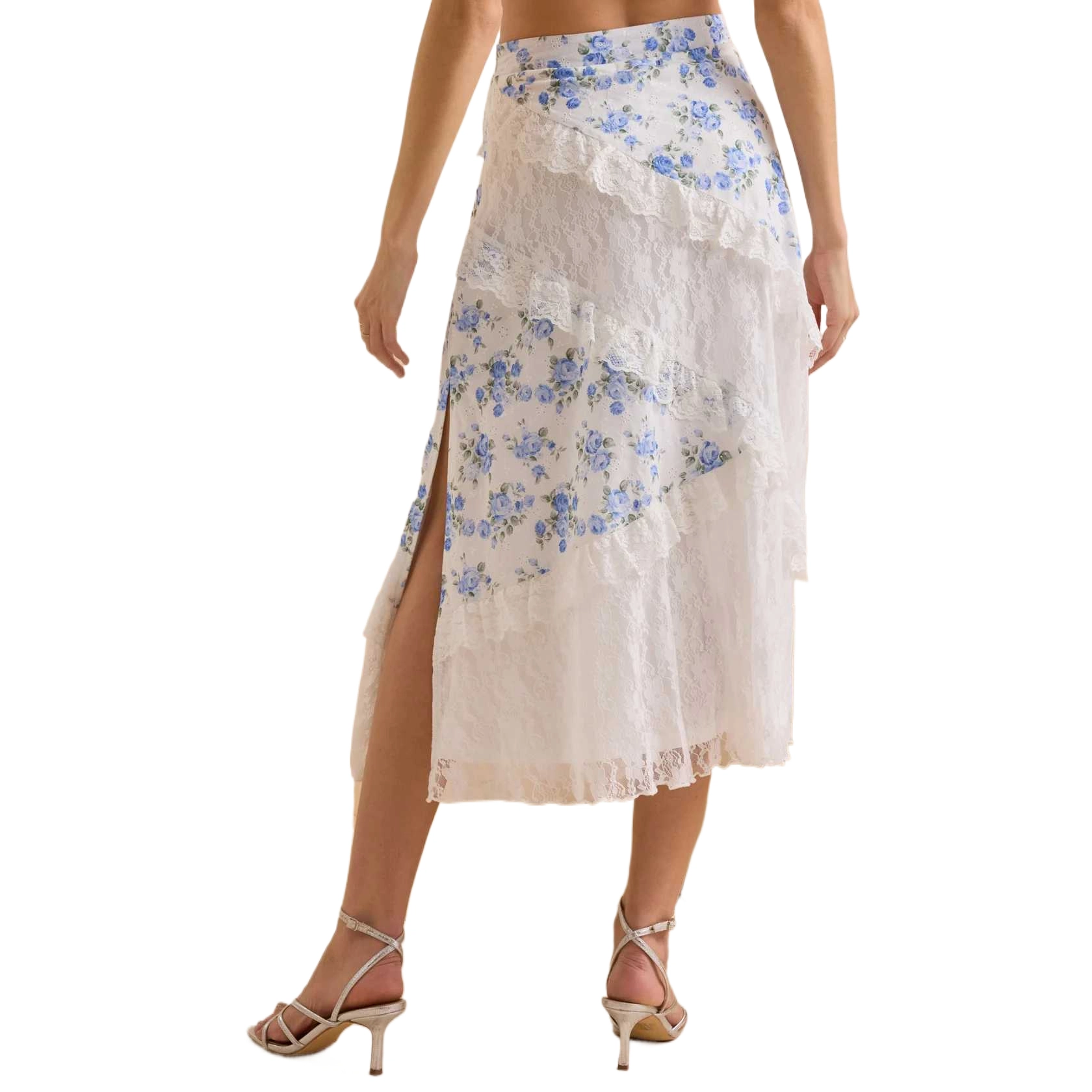ALTAR'D STATE Lace Midi Skirt Kaicy