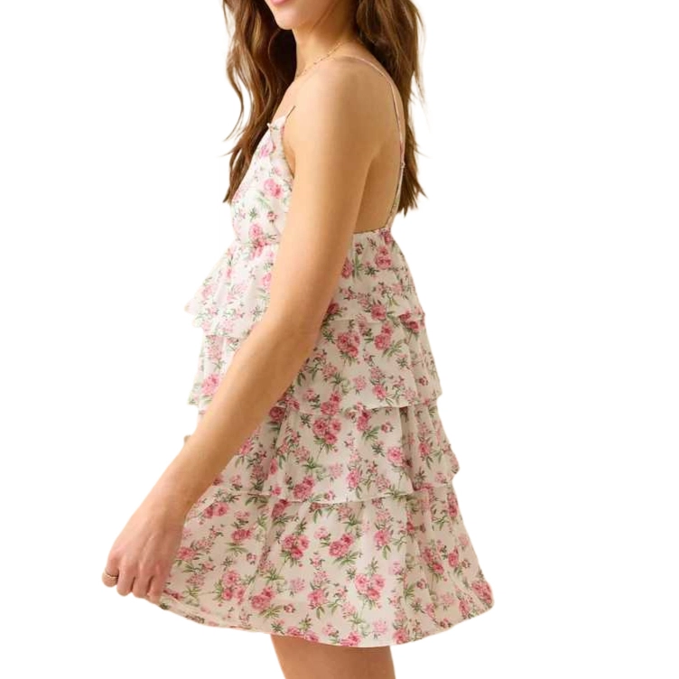 ALTAR'D STATE Aubrielle Floral Mini Dress