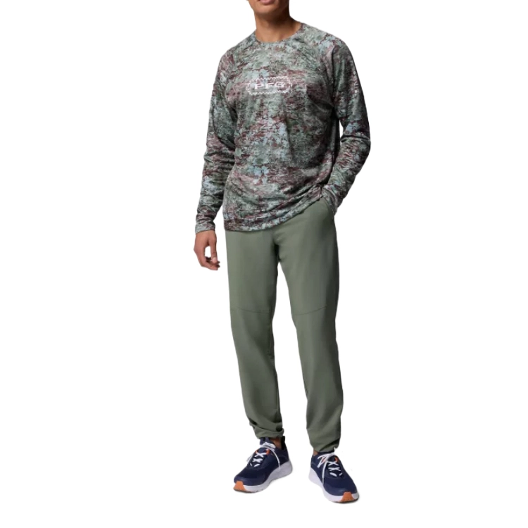 Columbia PFG Super Solar Stream Border Hex Omni-ShadeOmni-Wick