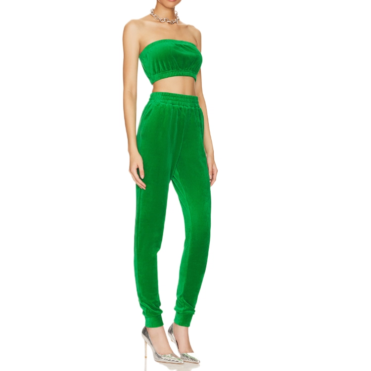 SUPERDOWN Penelope Velour Pant Set