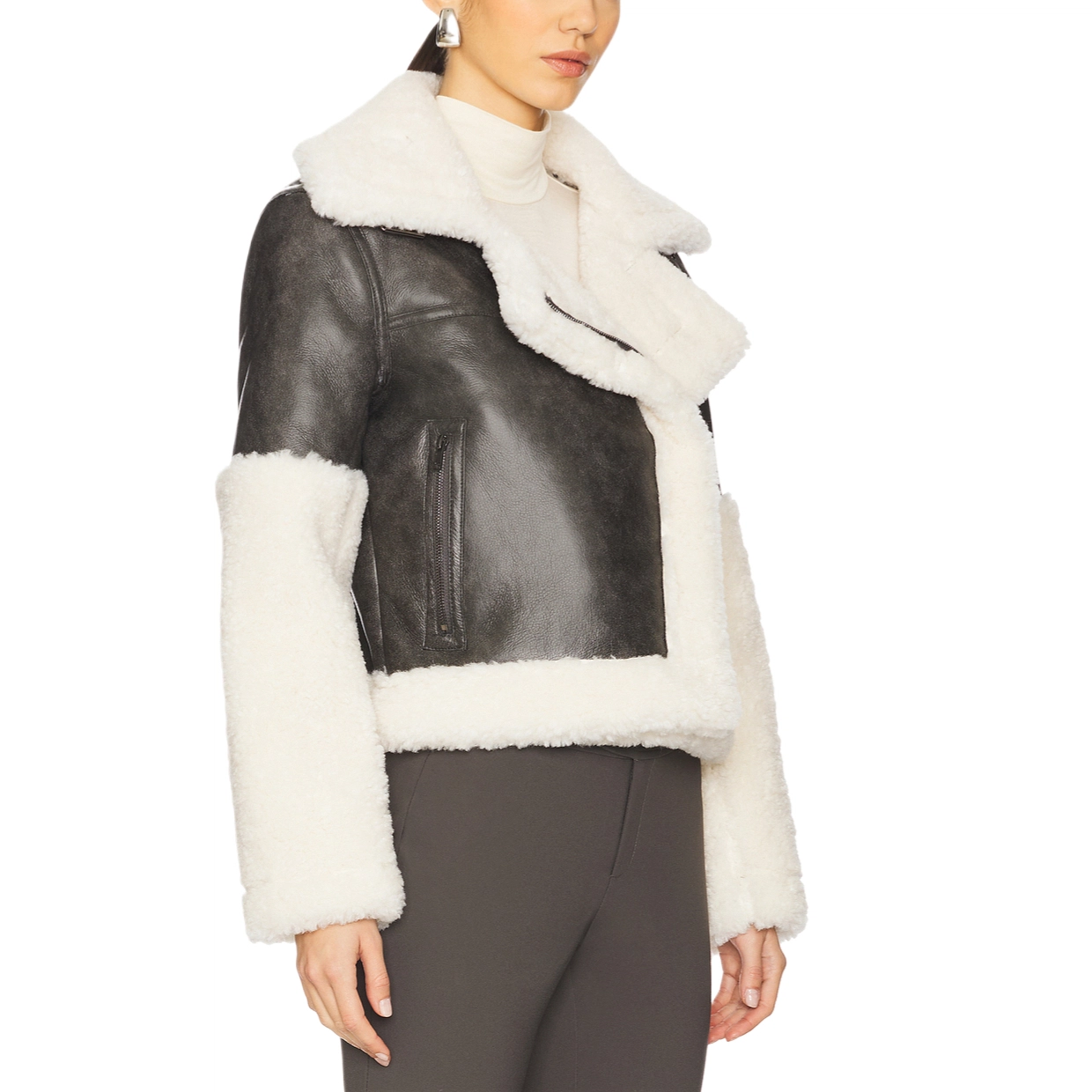 SUPERDOWN Ximena faux fur jacket