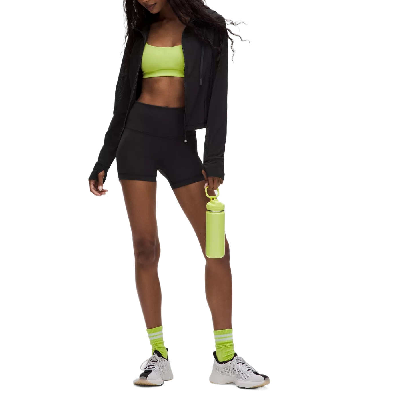 lululemon Define Cropped Hooded Jacket Mesh