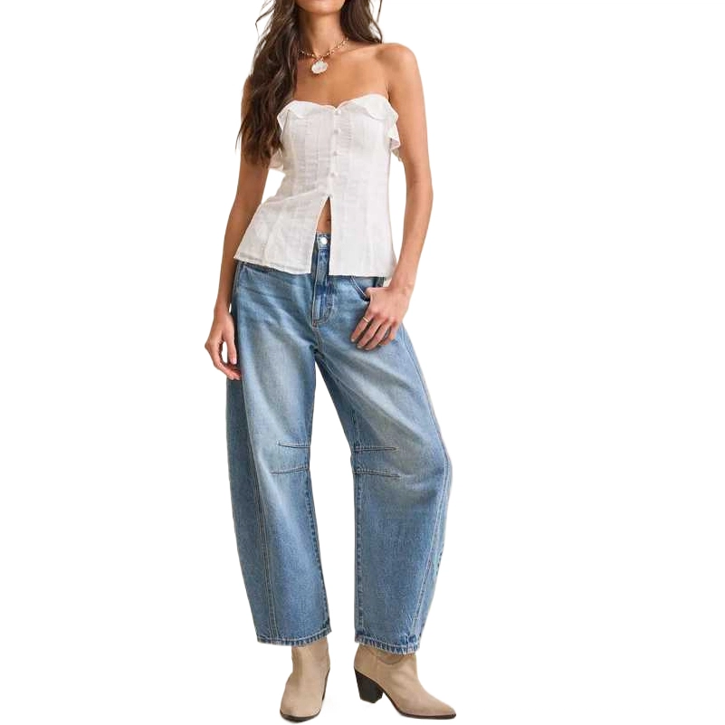 ALTAR'D STATE Adrienne Embroidered Tube Top