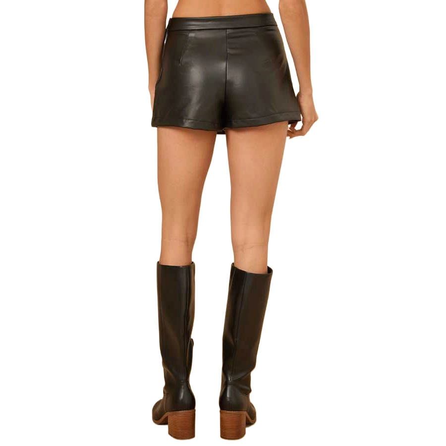 ALTAR'D STATE Hillary Vegan Leather Mini Skort