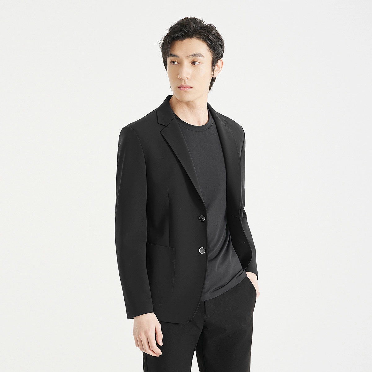利郎 商务休闲西服简约百搭秋季修身西装 男款