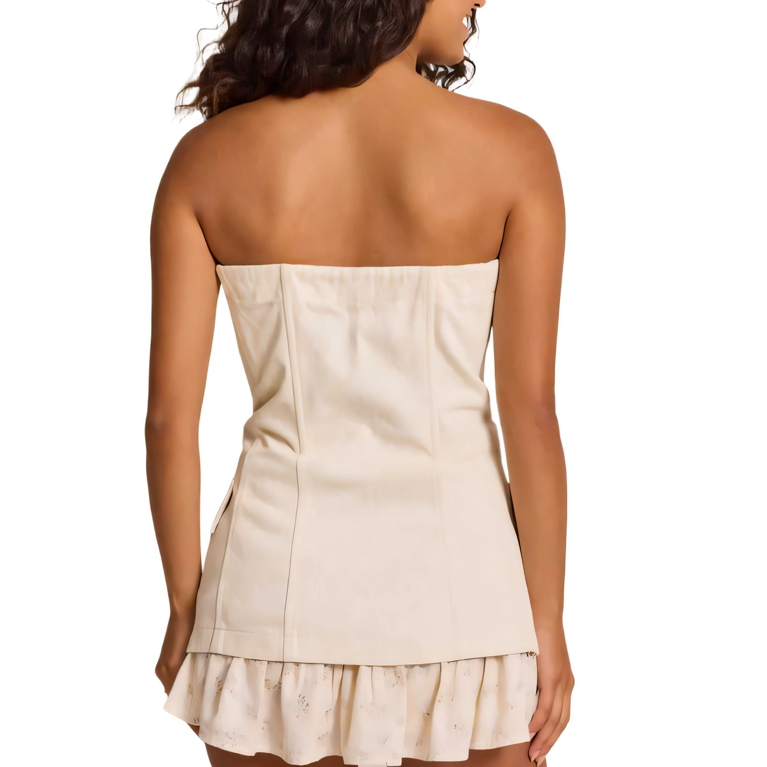 ALTAR'D STATE Samantha Denim Tube Top