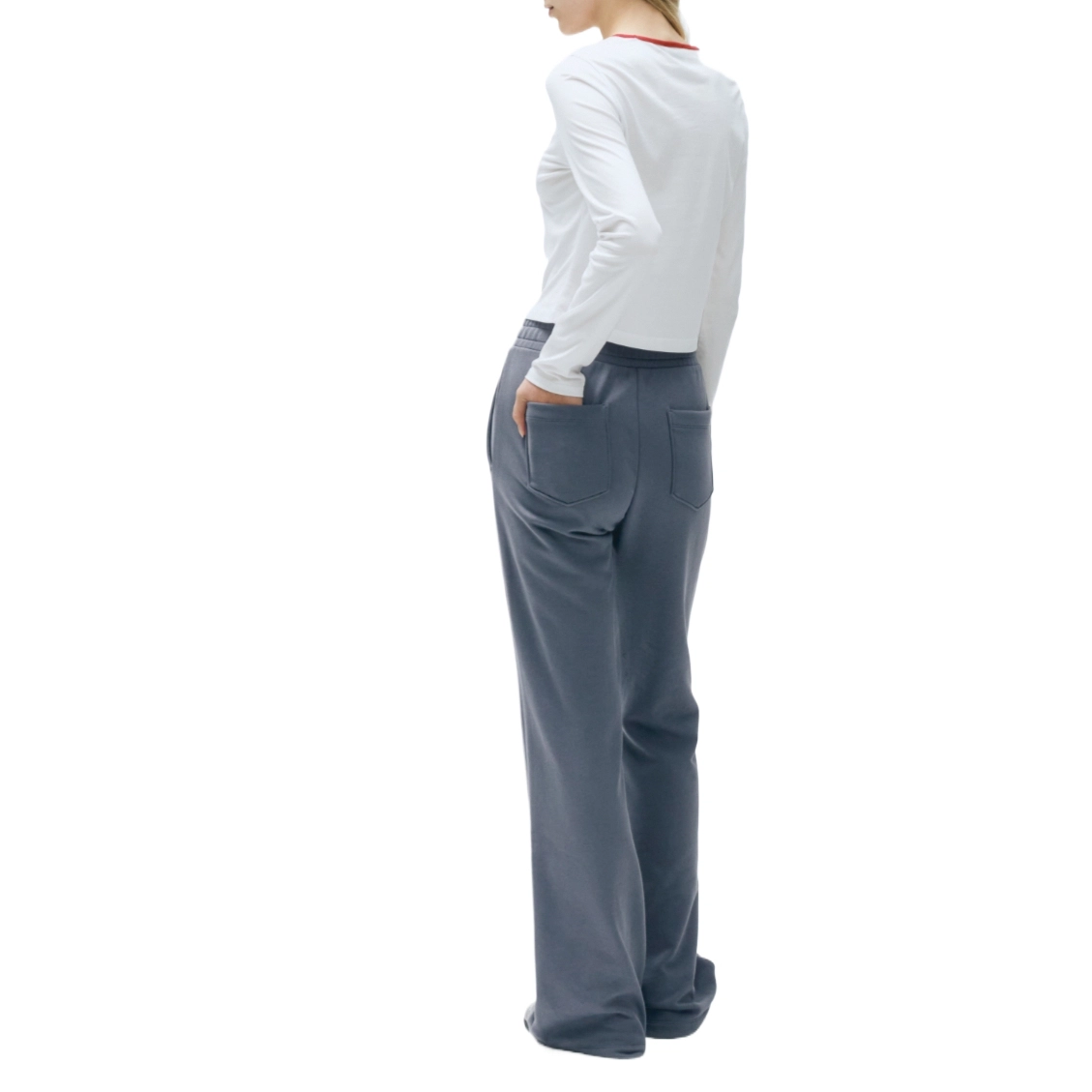 MARITHE FRANCOIS GIRBAUD W BOOTS CUT SWEAT PANTS
