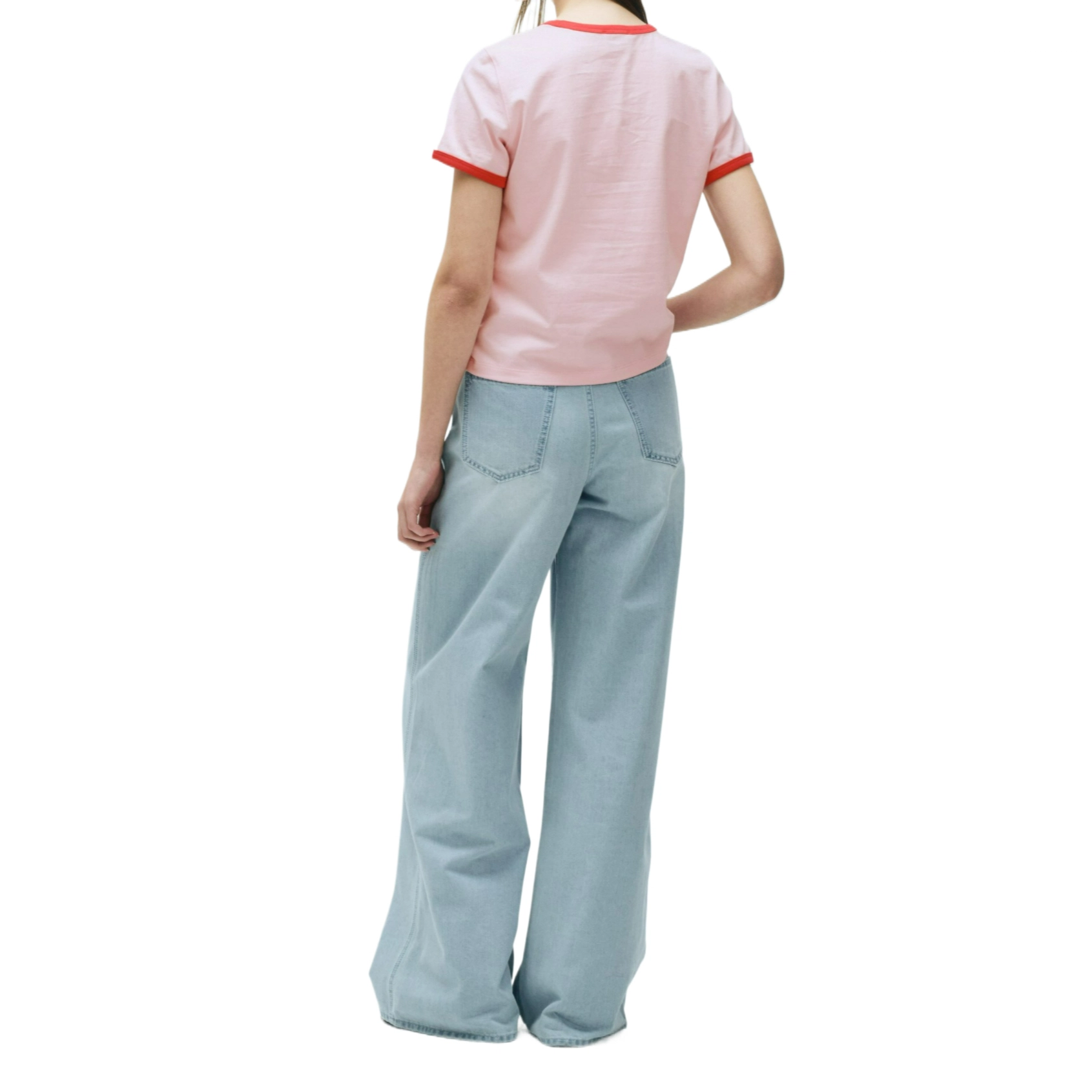MARITHE FRANCOIS GIRBAUD W SUMMER WIDE DENIM PANTS
