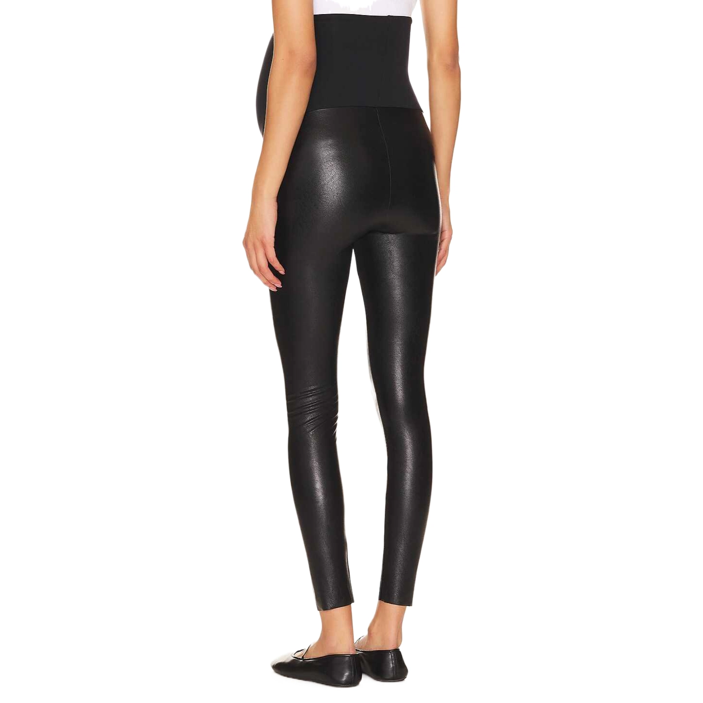 SUPERDOWN Faux Leather Maternity Legging