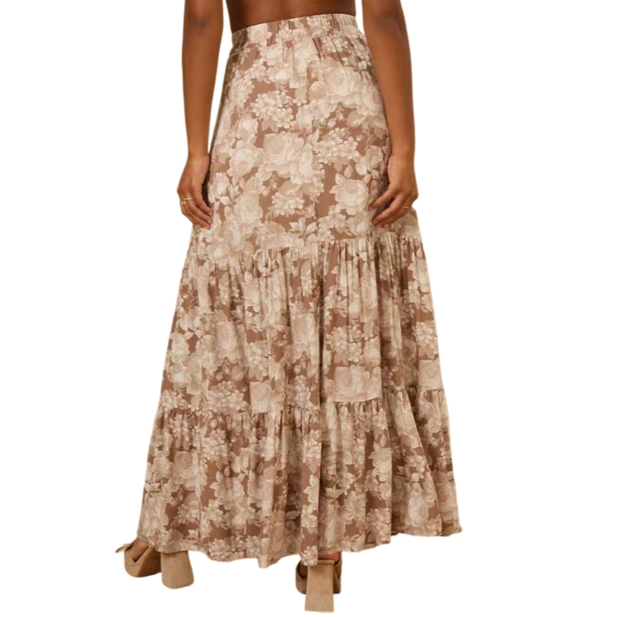 ALTAR'D STATE Rynn Floral Maxi Skirt