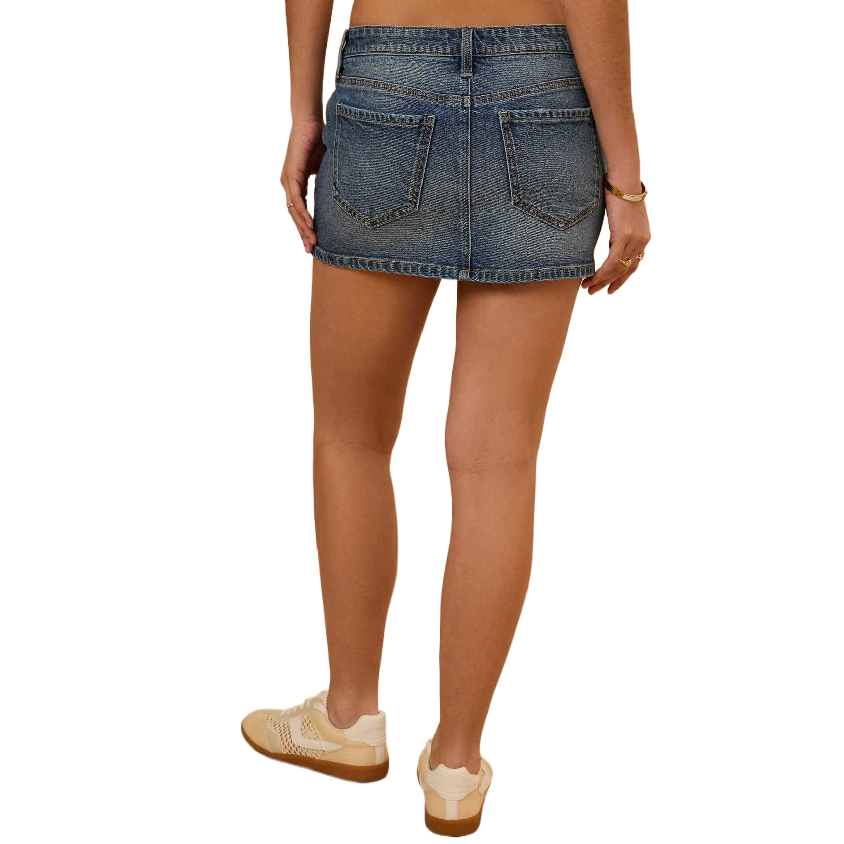 ALTAR'D STATE Denim Mini Skirt Naomi