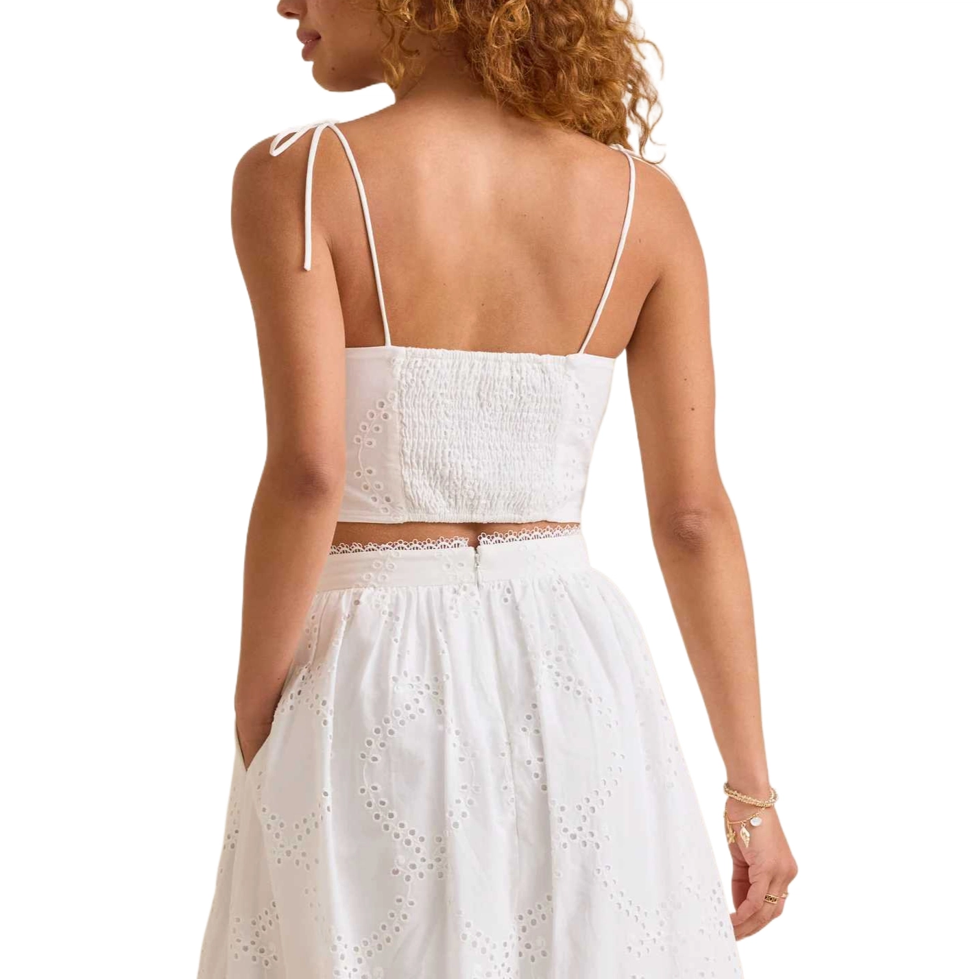ALTAR'D STATE Delilah Eyelet Top