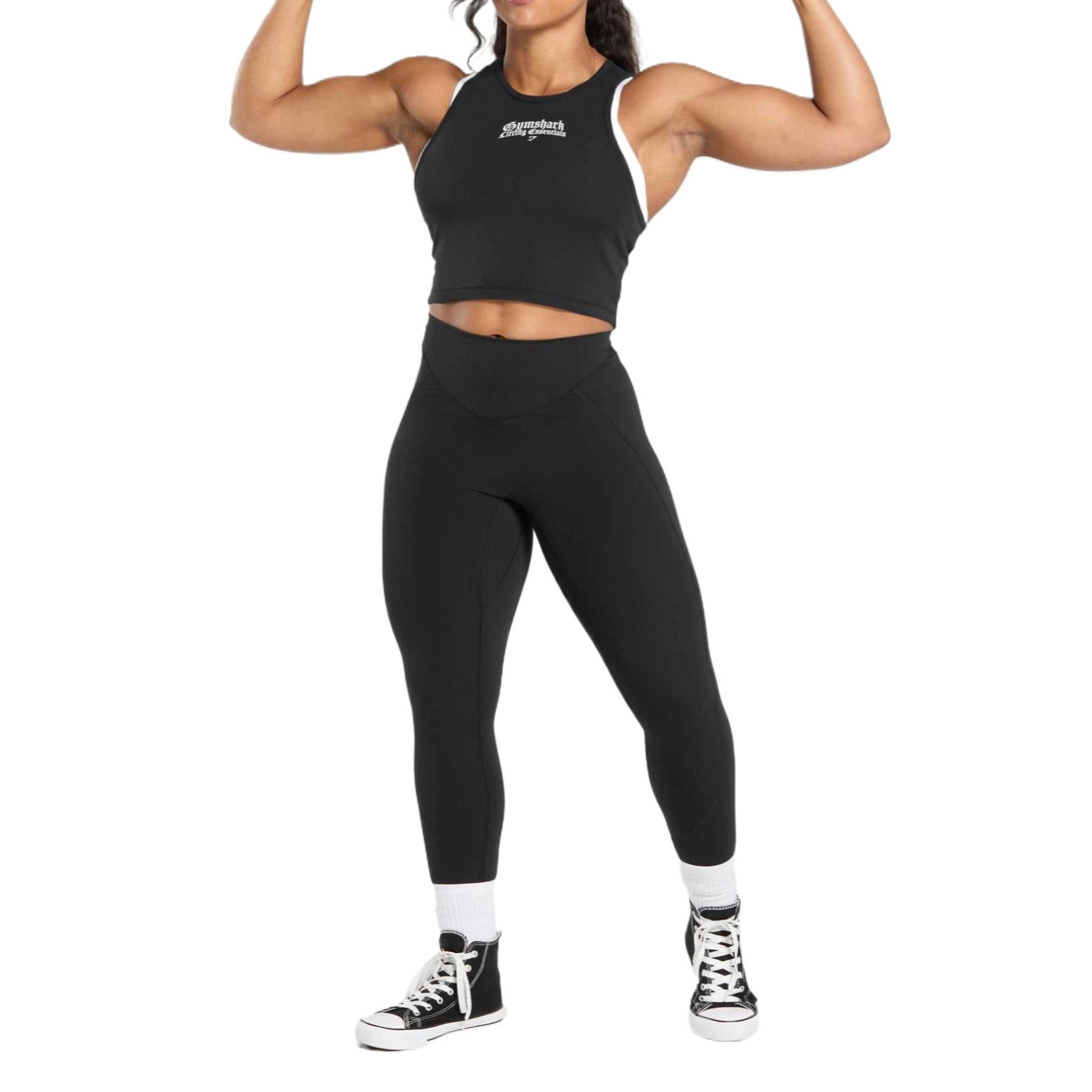 GYMSHARK Lifting Essentials Cropped Tank