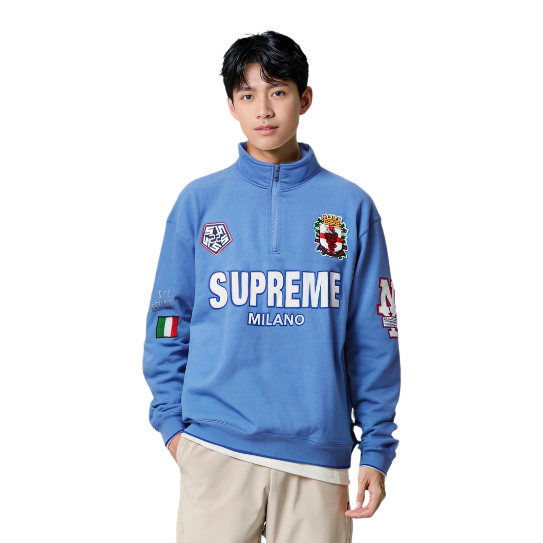 Supreme FW22 Week 1 Milano Half Zip Pullover