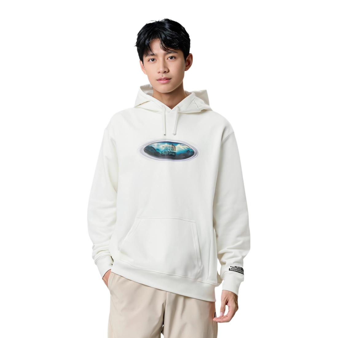 Supreme Week 9 x THE NORTH FACE FW21 TNF Lenticular Mountains Hooded Sweatshirt Logo