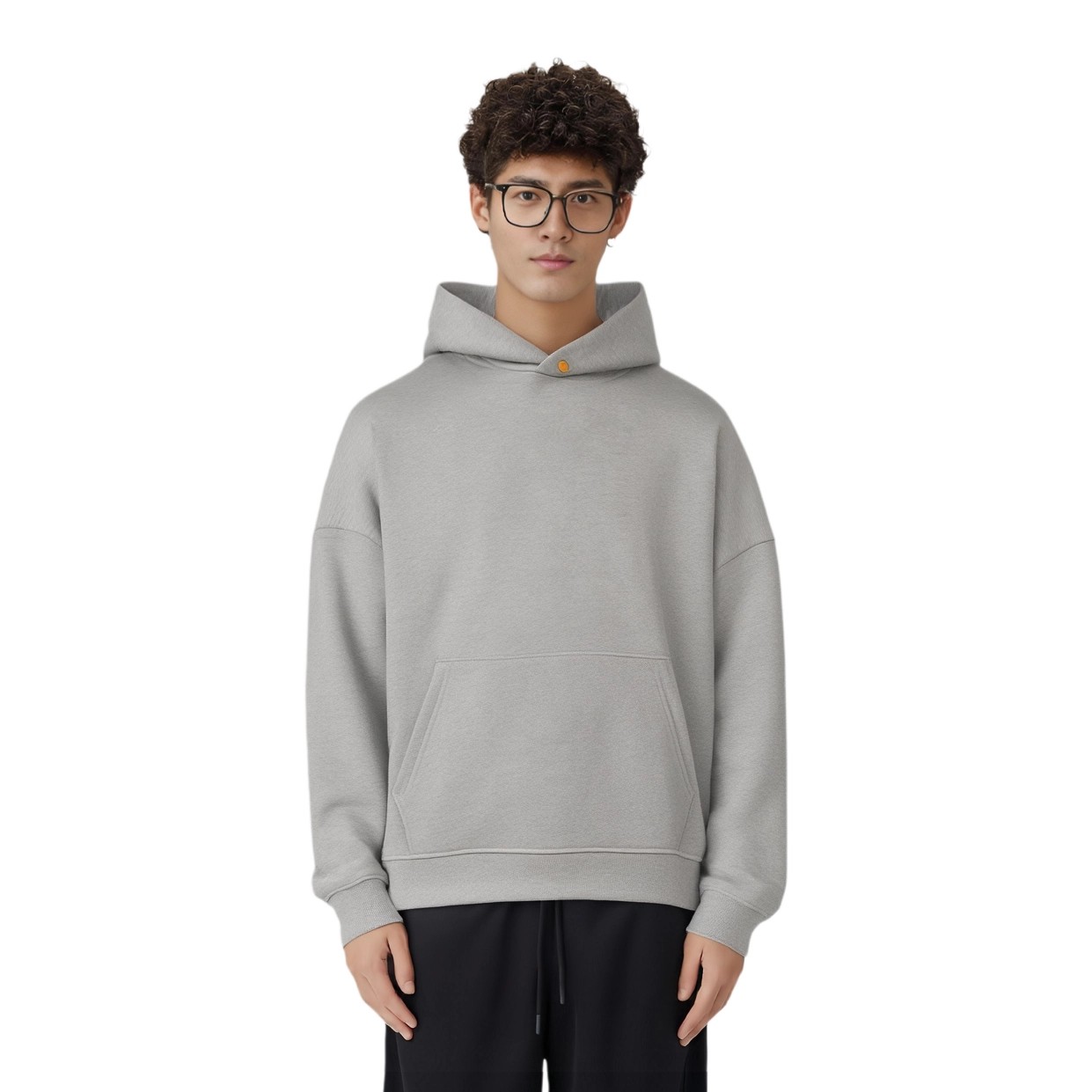 Fear of God FW22 ETERNAL Fleece Hoodie Warm Heather Grey