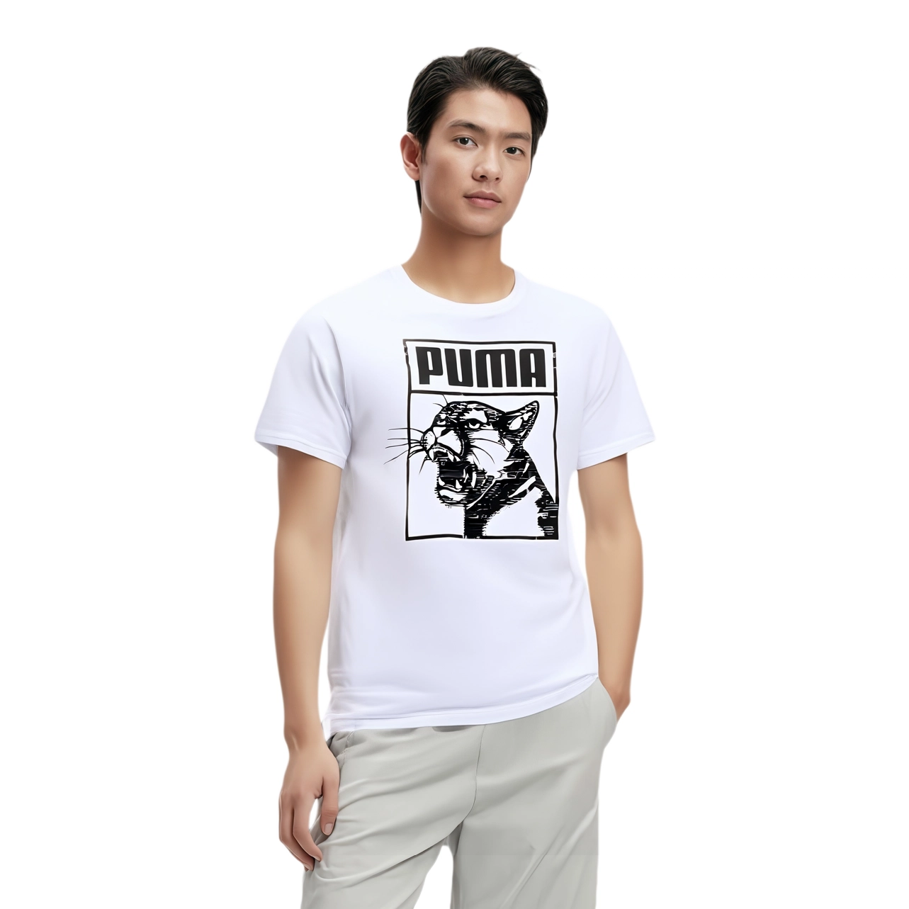 Puma Graphic Tee Box Logo T