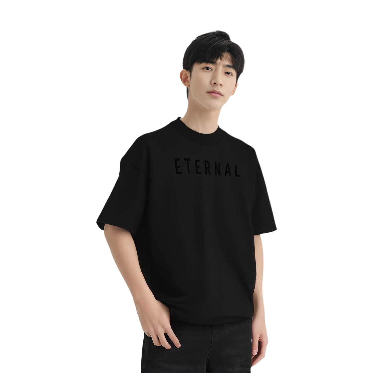 Fear of God FW22 ETERNAL Cotton Ss T Shirt Black T