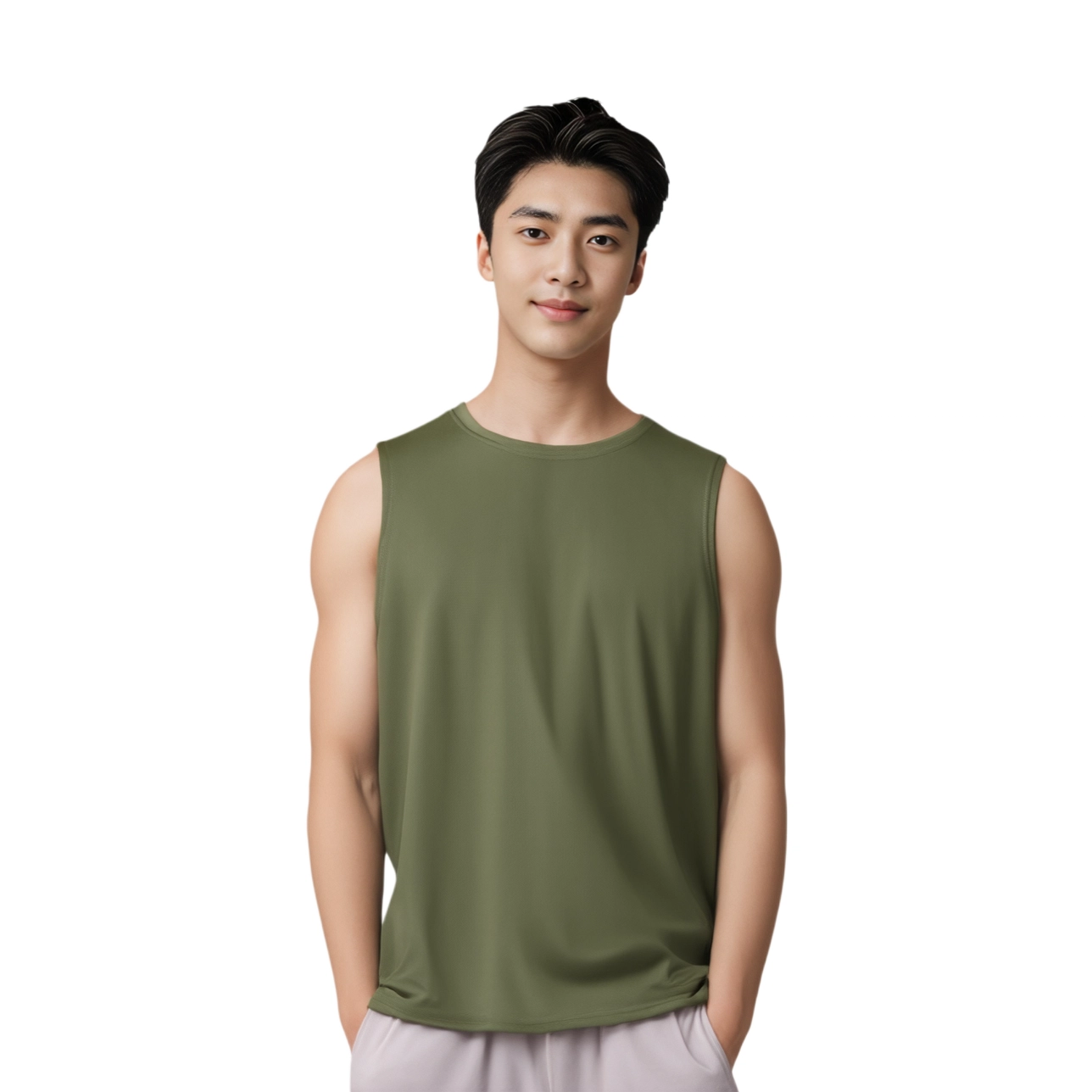 玉儿恋 百搭透气薄款无袖背心 男款