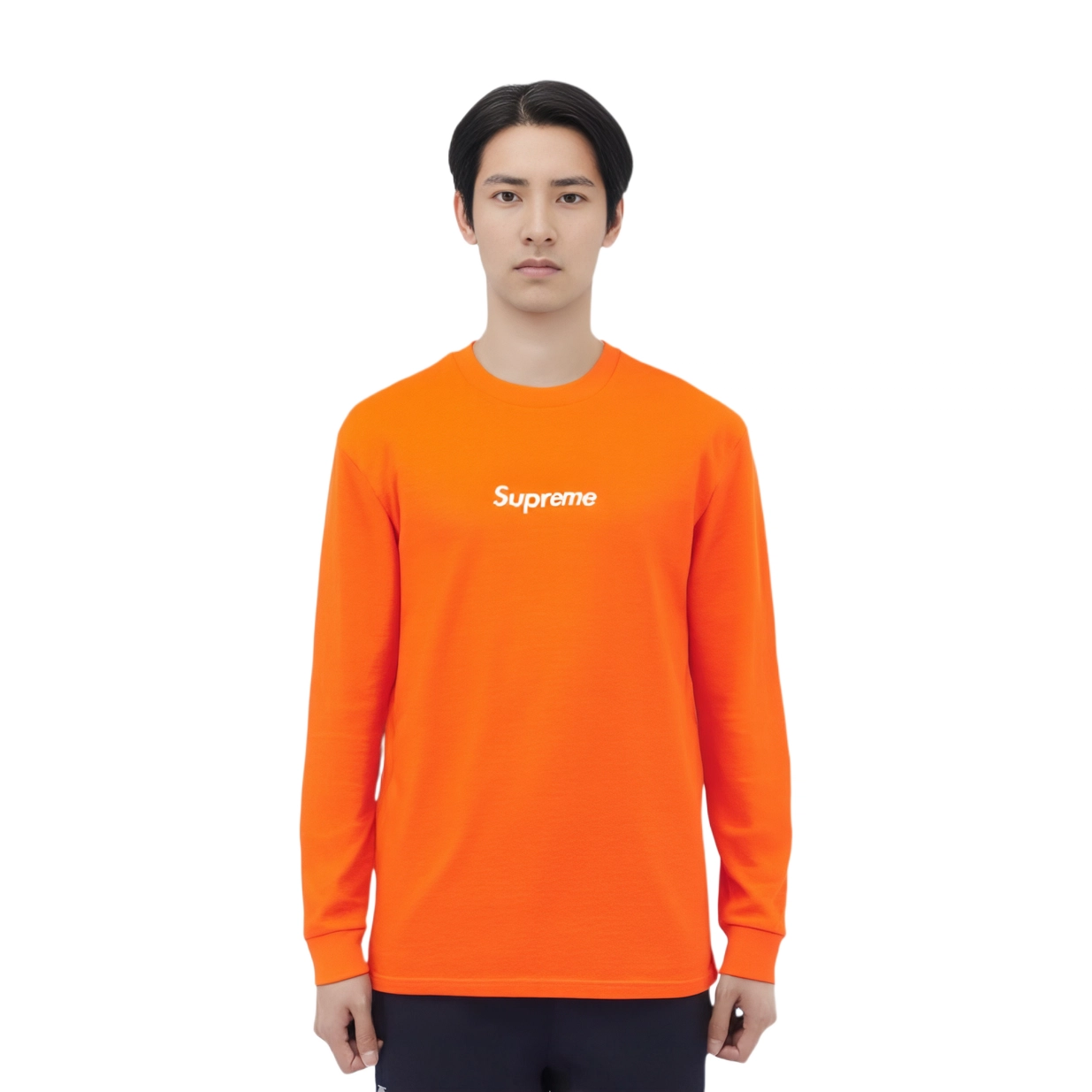 Supreme Week 7 Box Logo LS Tee Logo bogoT