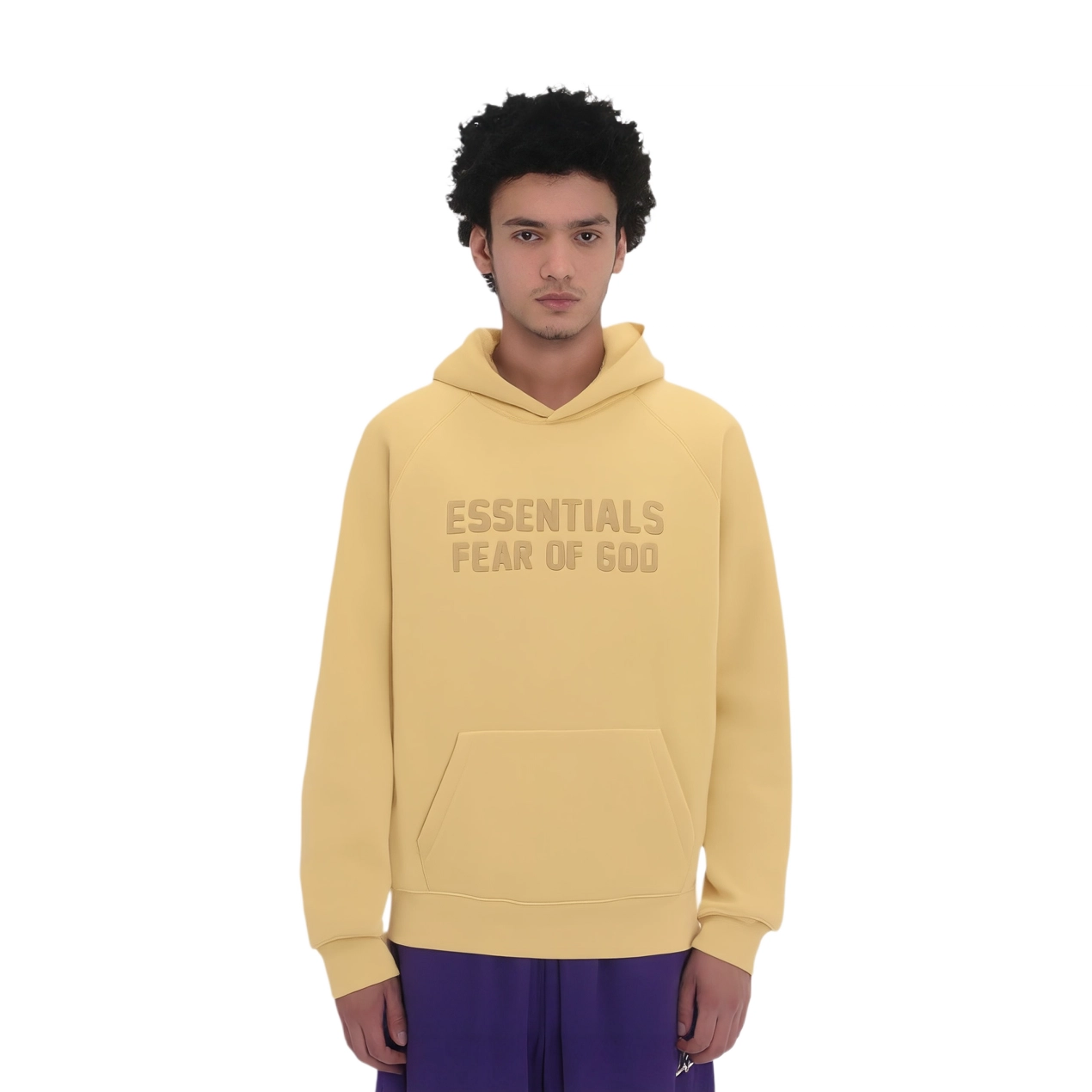 Fear of God Essentials SS23 Essentials Hoodie Light Tuscan Logo