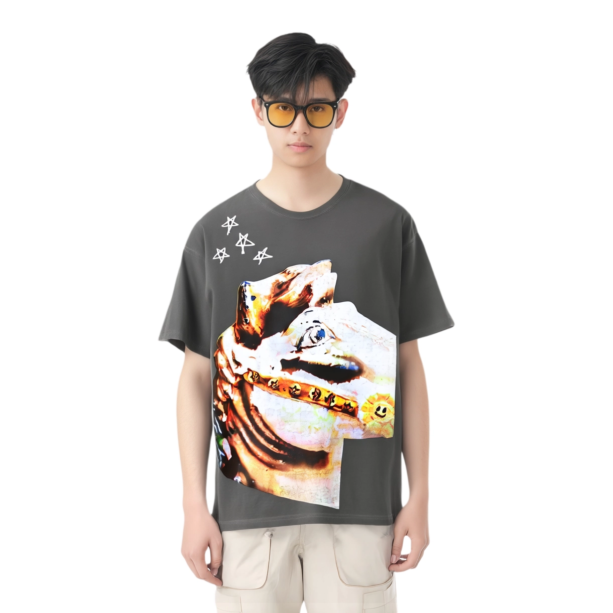 Travis Scott Cactus Jack Horse Head Date Tee T