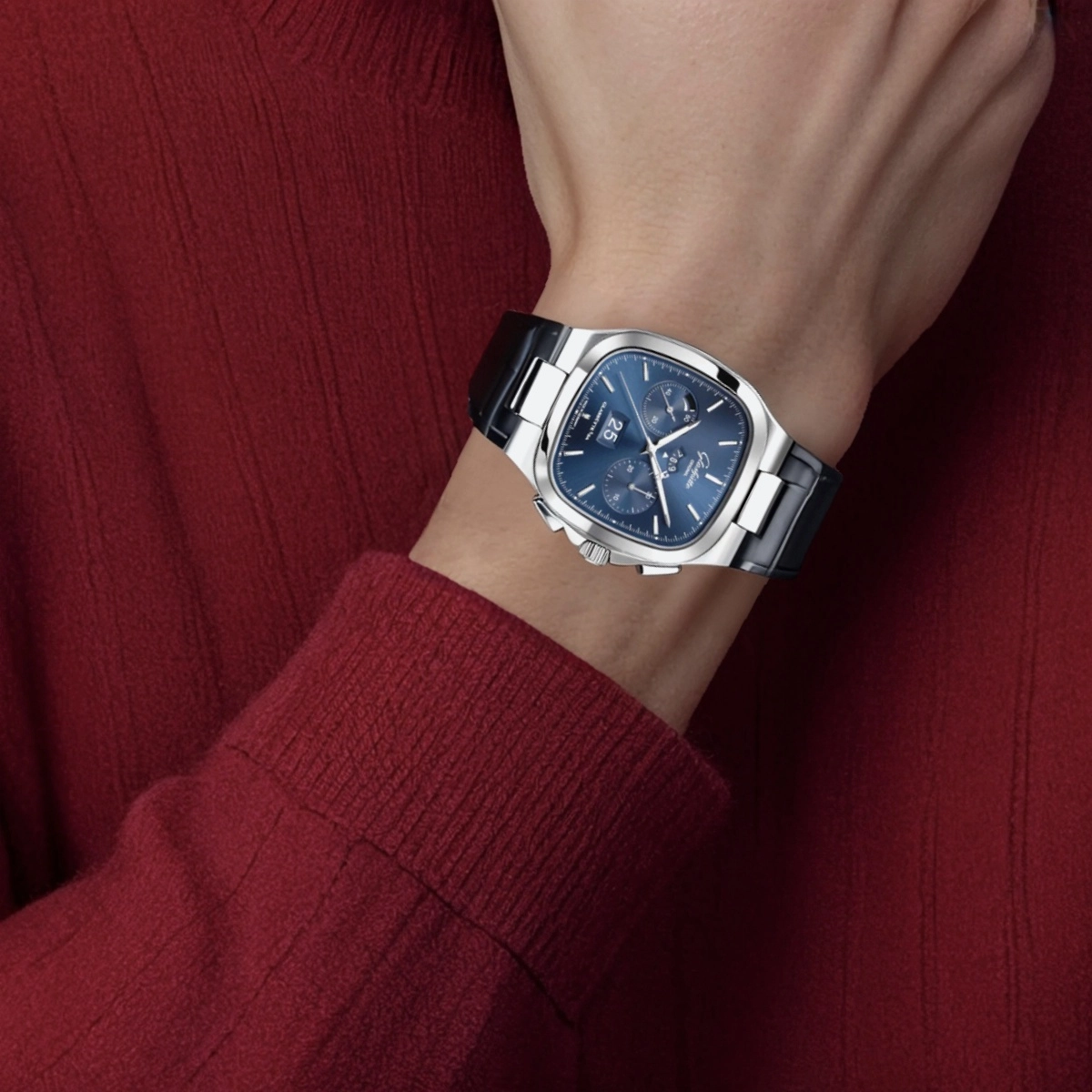GLASHUTTE ORIGINAL 100 40*40mm 1-37-02-08-02-61