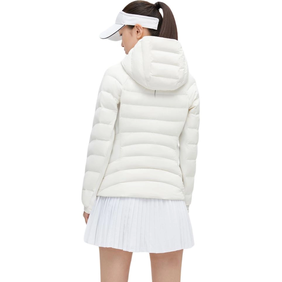 波司登 纯色修身薄款连帽长袖羽绒服 女款