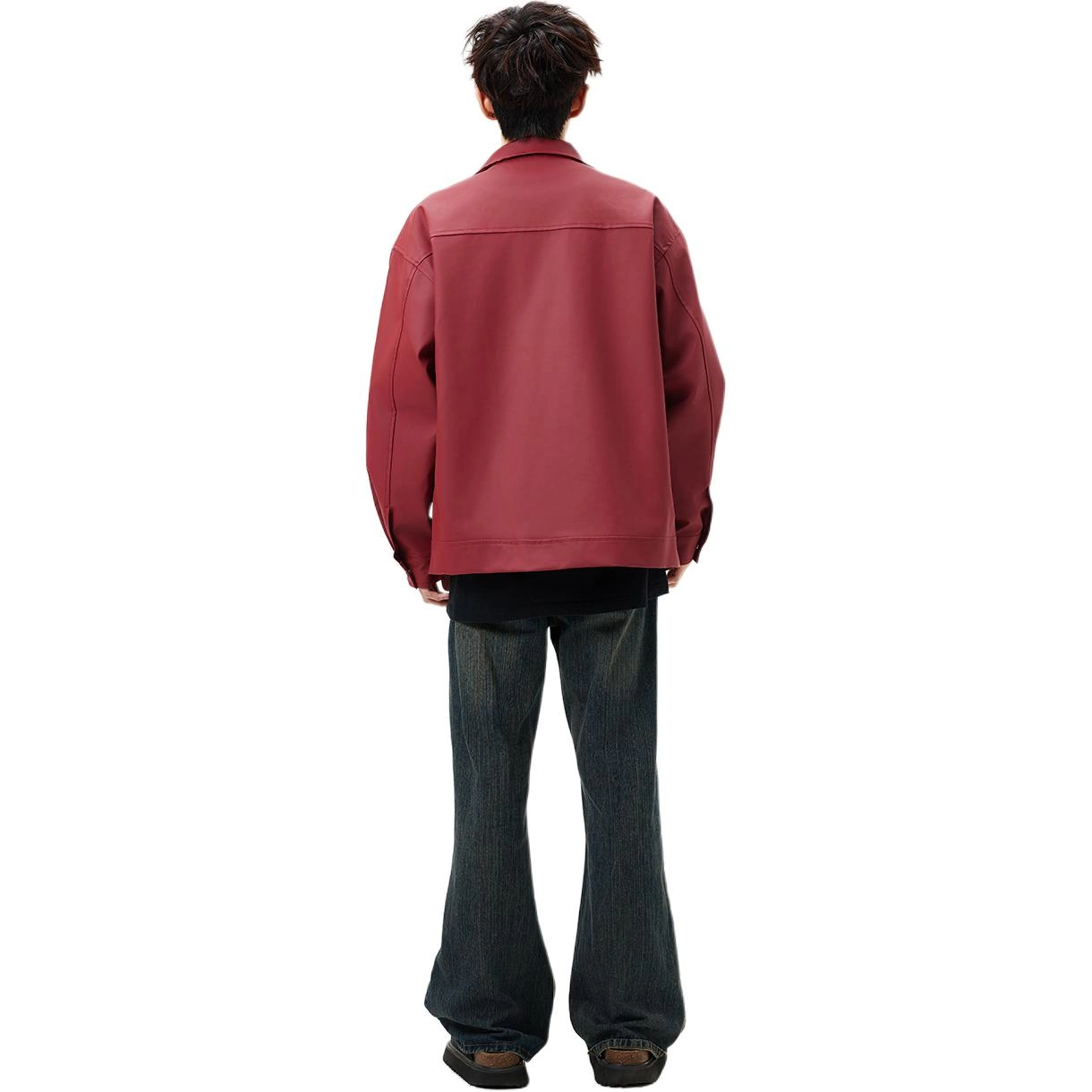半空山 美式复古高街潮牌痞帅高级感休闲时尚机车服百搭设计感外套夹克 男女同款