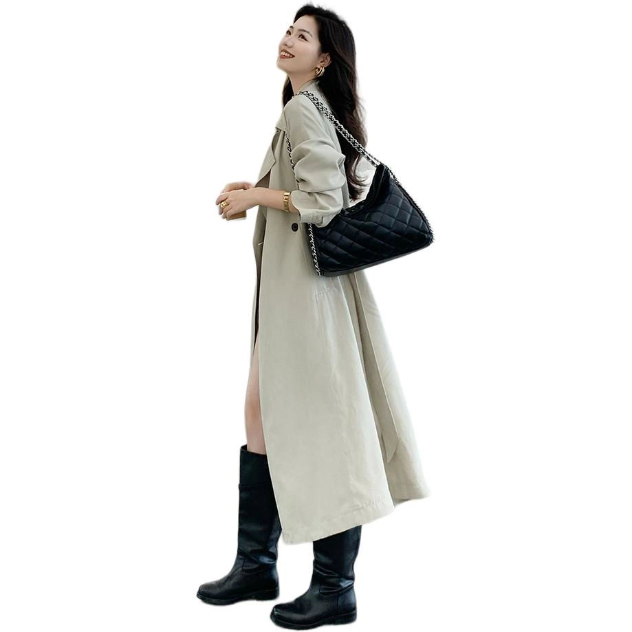 美洋 轻飘飘雾感两粒扣风衣 女款