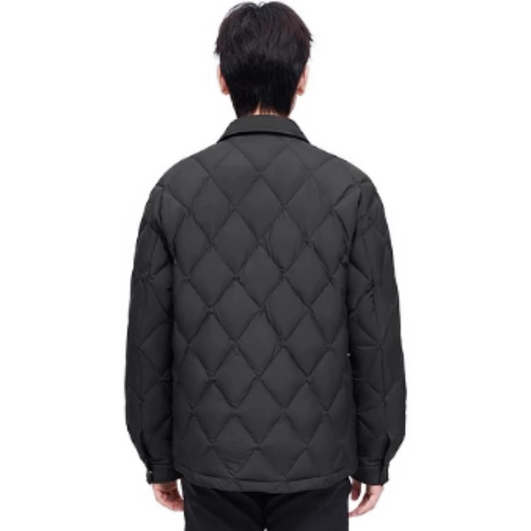 波司登 纯色翻领短款轻薄羽绒服 男款