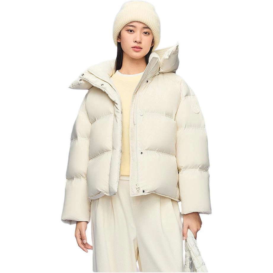 波司登 云绒系列 短款纯色长袖极简风羽绒服 女款