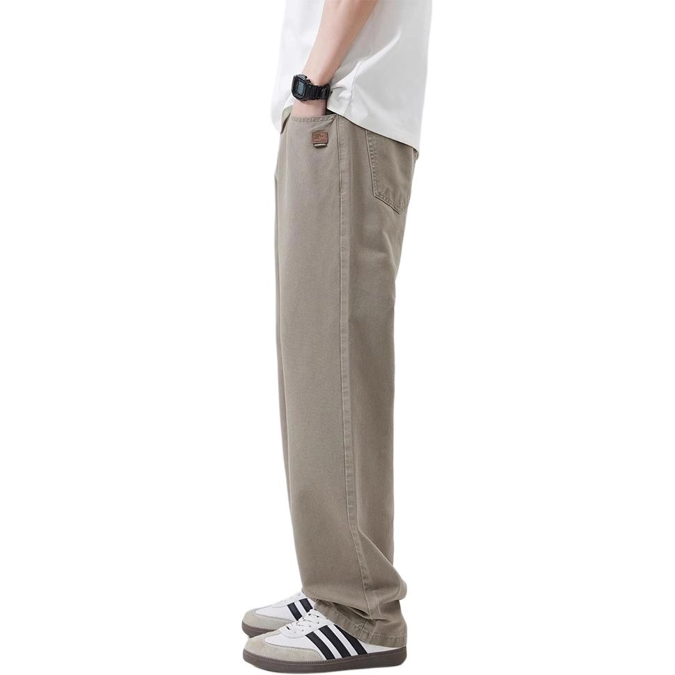 隐狼世家 夏季速干薄款纯色中腰长裤休闲裤 男款