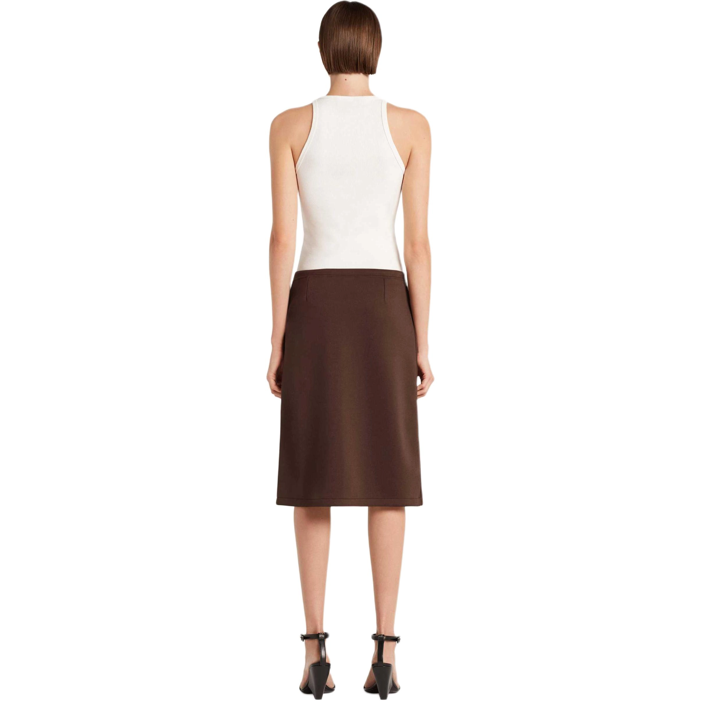 COURREGES SS25 BUCKLE 90'S RIB TANK TOP