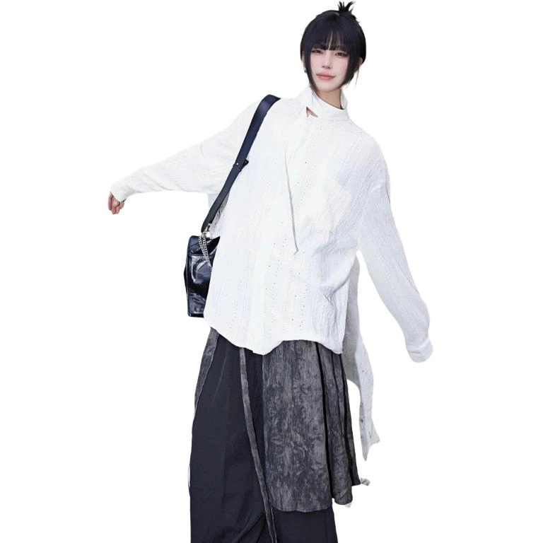 半空山 新中式舒适百搭宽松阔腿休闲裤 男女同款