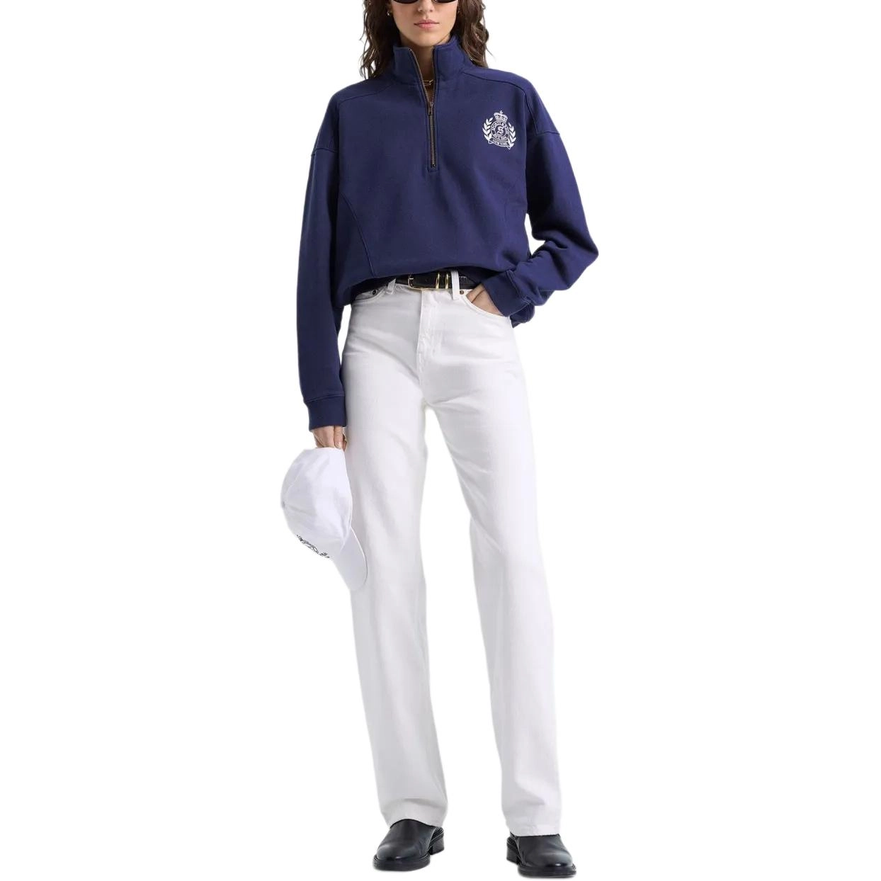 SPORTY RICH cotton sweatshirt