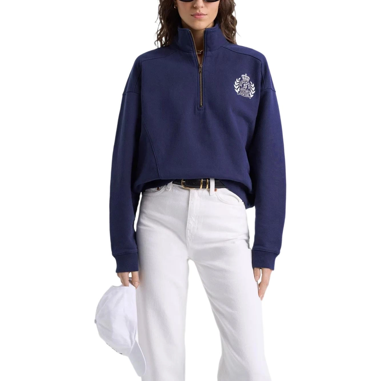 SPORTY RICH cotton sweatshirt