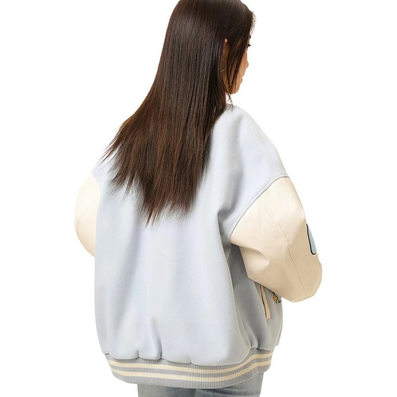 左岸 休闲简约轻便修身显瘦显高时尚潮流百搭高级感纯色图案棒球领设计感户外舒适活动日常通勤夹克 男女同款