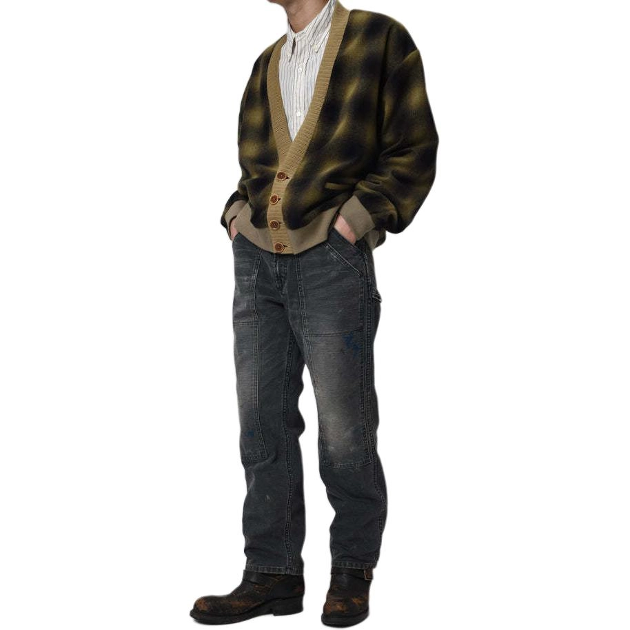 bowwow SS25 DOUBLE KNEE DUCK PAINTER PANTS AGEING