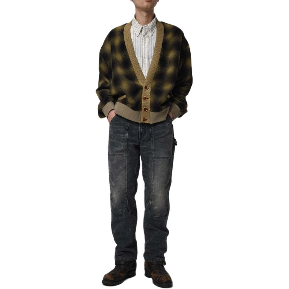 bowwow SS25 DOUBLE KNEE DUCK PAINTER PANTS AGEING