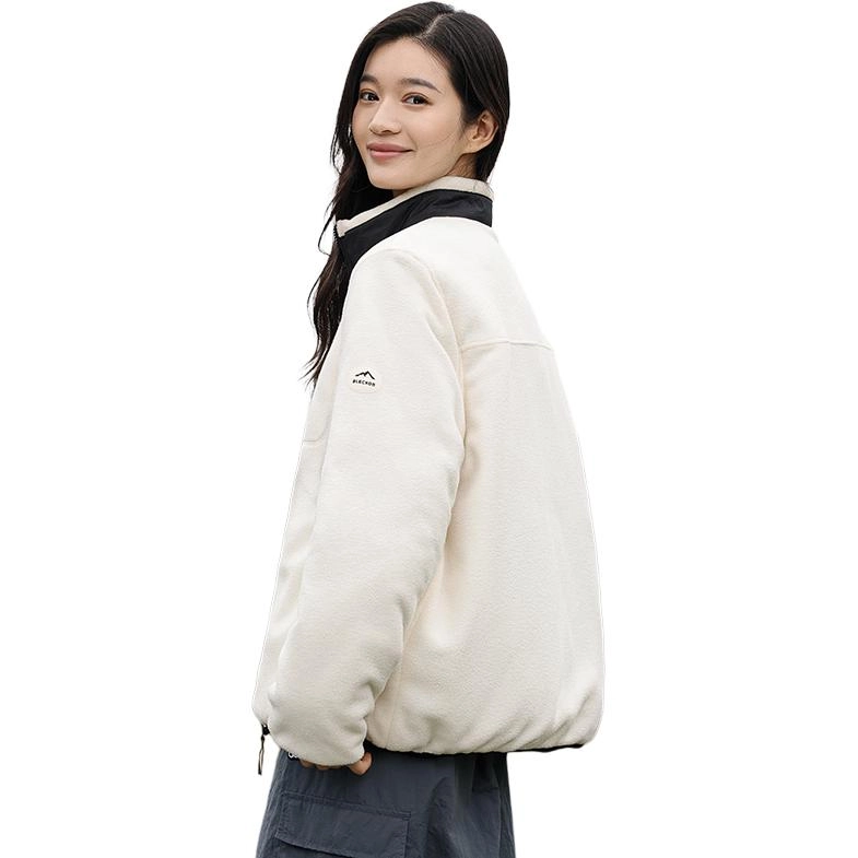 鸭鸭 简约通勤立领短款纯色宽松户外时尚运动羽绒服 男女同款